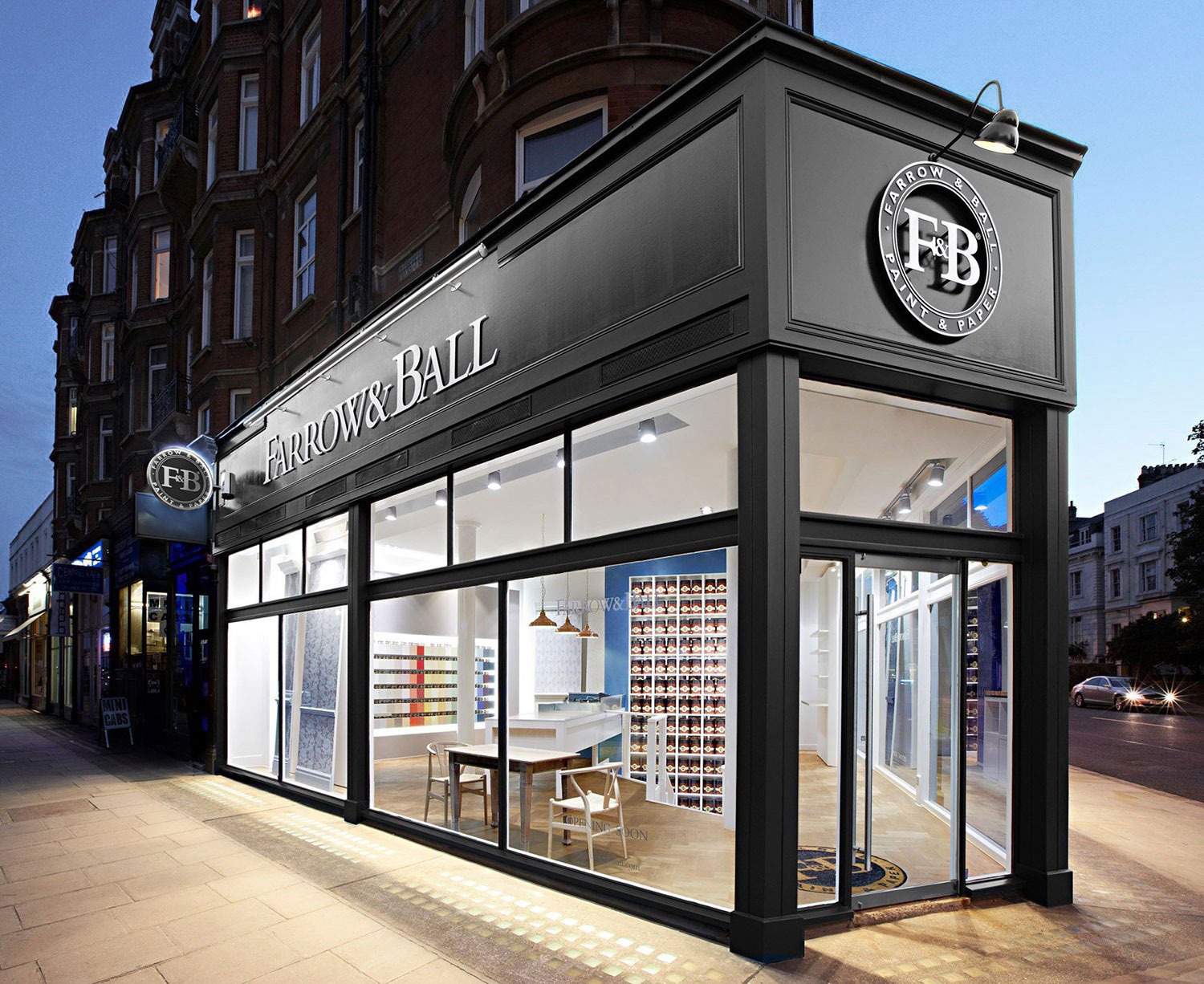 Farrow and Ball storefront